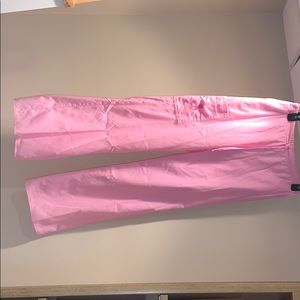 Breast cancer awareness scrub pants